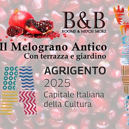 B&B Il Melograno Antico Con Terrazza E Giardino อากริเจนโต ภายนอก รูปภาพ