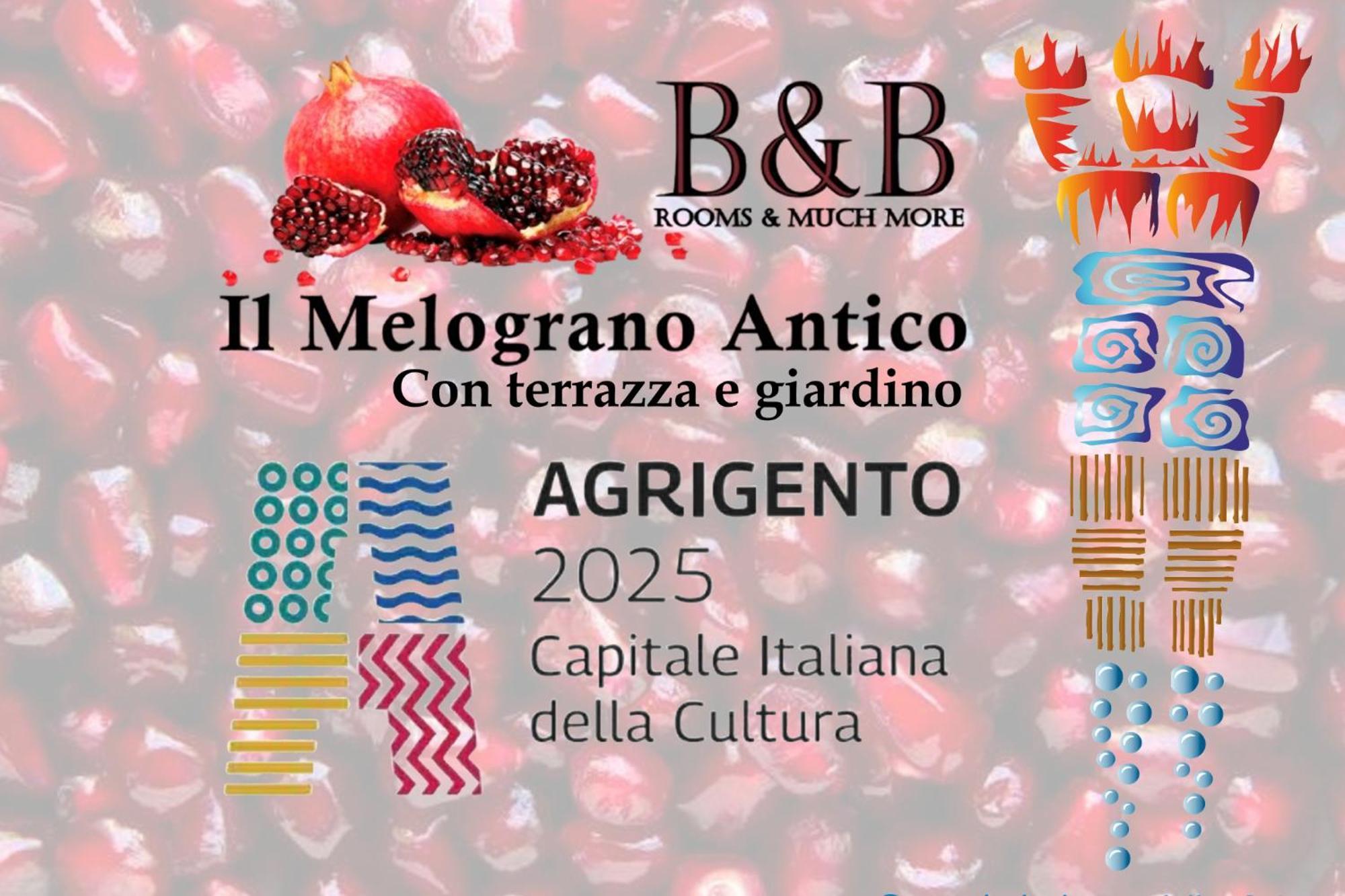 B&B Il Melograno Antico Con Terrazza E Giardino อากริเจนโต ภายนอก รูปภาพ